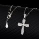 Classic Exquisite Cross Zircon Clavicle Chain