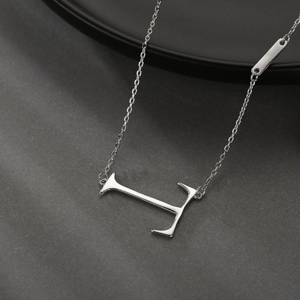 Jewelry T-shaped Necklace Simple Fashion Letters