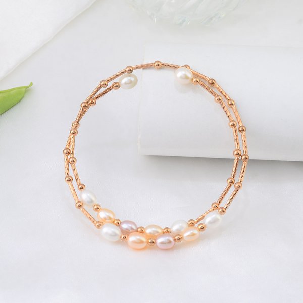 Natural Freshwater Pearl Bracelet Niche Double-layer Design Bracelet