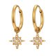 INS Fashion Popular Cross Eardrop Jewelry