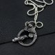 Viking Ring Crow Pendant Retro Trendy Titanium Steel Necklace