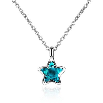 Blue Star Clavicle Chain