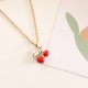 Jewelry Fashion Personality Cherry Necklace Women's Jewelry Simple Clavicle Chain